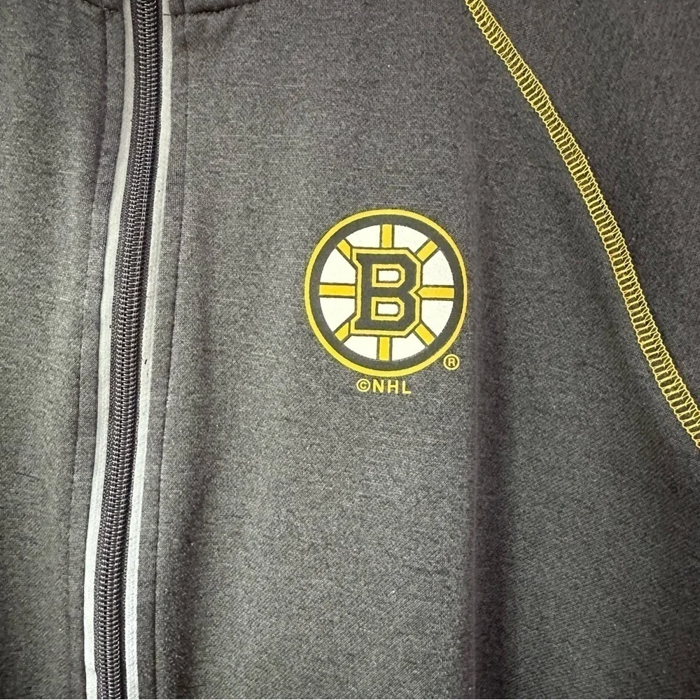 Boston Bruins Women’s Full Zip Long Sleeve Jacket, Embroidered Logo, Medium